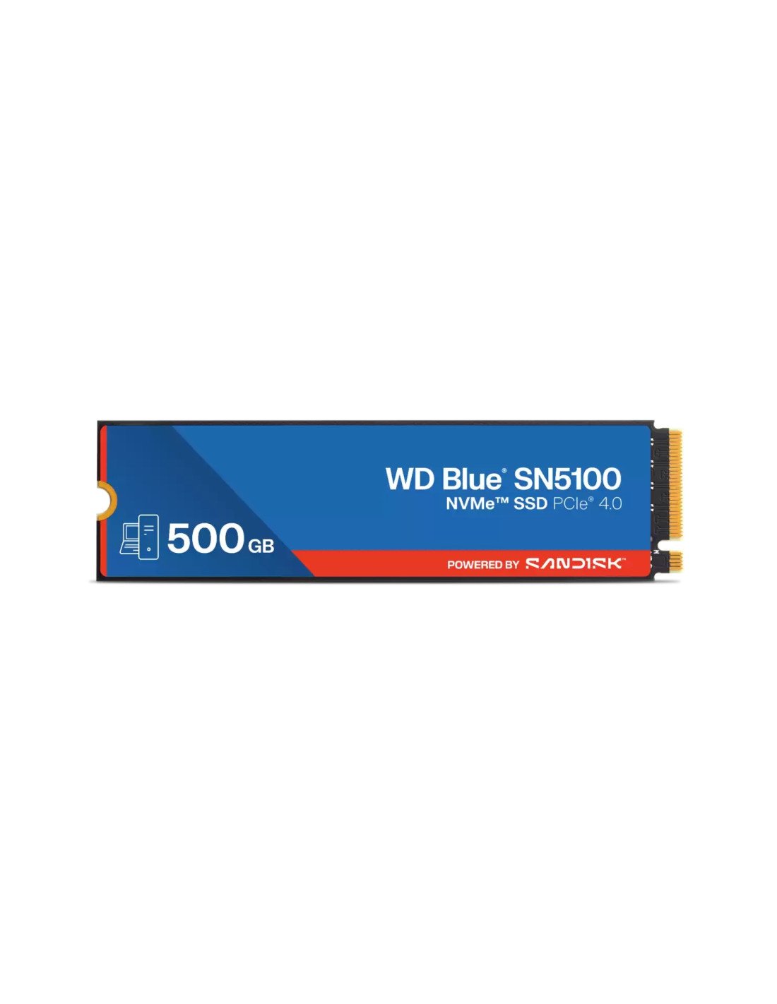 SanDisk WD Blue SN5100 500 GB M.2 PCI Express 4.0 NVMe QLC 3D NAND