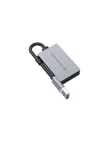 Conceptronic ABBY22G Adaptador gráfico USB 1920 x 1080 Pixeles Gris
