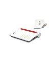 Box FRITZ! 7530 AX router inalámbrico Gigabit Ethernet Doble banda (2,4 GHz / 5 GHz) Gris, Rojo, Blanco