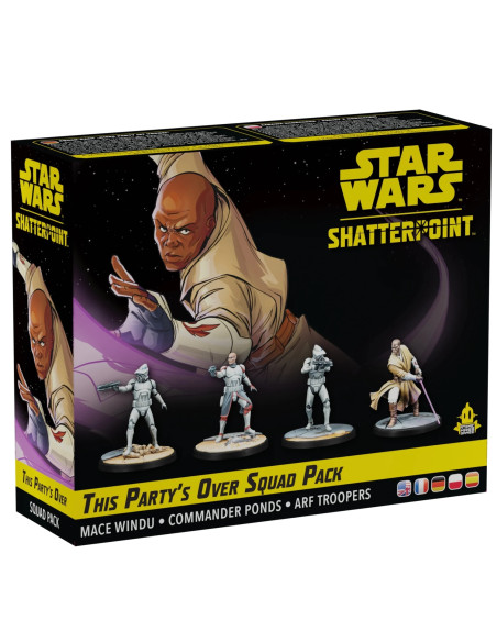Asmodee Star Wars: Shatterpoint - This Party's Over: Mace Windu Squad Pack Figura