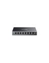 TP-Link Omada ES208GP switch Gestionado L2 Gigabit Ethernet (10/100/1000) Energía sobre Ethernet (PoE) DIN rail Negro
