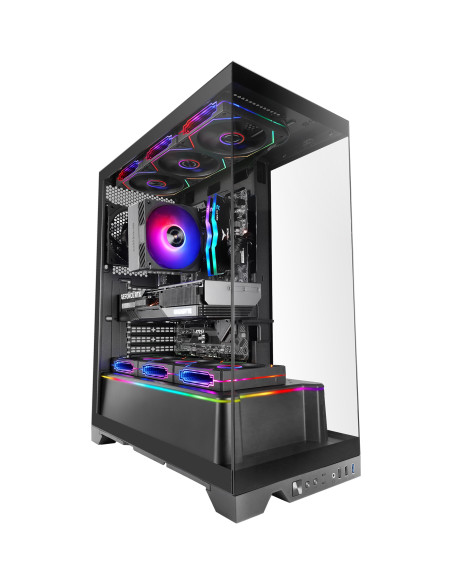 Mars Gaming MCPRISMA carcasa de ordenador Midi Tower Negro