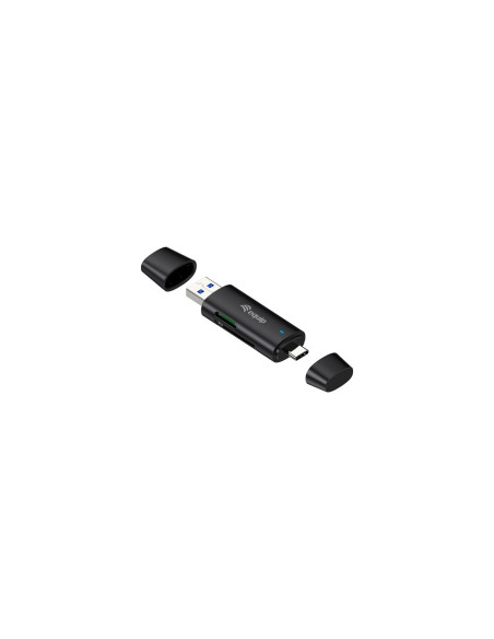 Equip 245462 lector de tarjeta USB 3.2 Gen 1 (3.1 Gen 1) Type-A/Type-C Negro