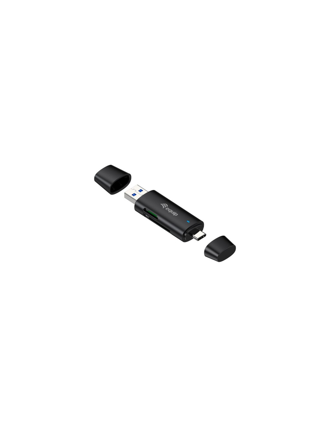 Equip 245462 lector de tarjeta USB 3.2 Gen 1 (3.1 Gen 1) Type-A/Type-C Negro