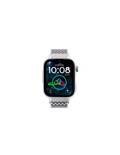 SaveFamily SaveWatch Plus 2 Reloj Inteligente para niños 4G Esfera Blanca correa Tela Zig Zag 2