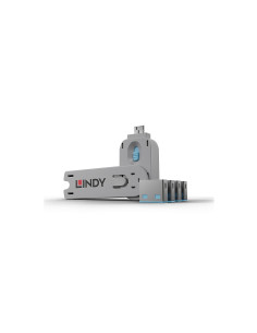 Lindy 40452 bloqueador de puerto Bloqueador de puerto + clave USB