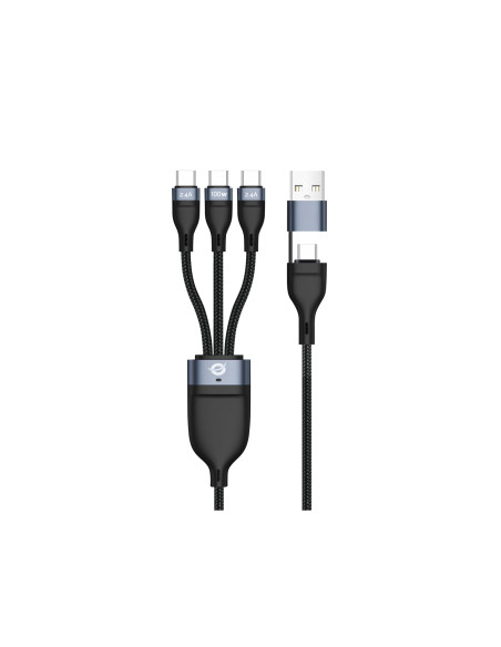 Conceptronic ETTA06B15C cable USB USB 2.0 1,5 m USB A/USB C 3 x USB C
