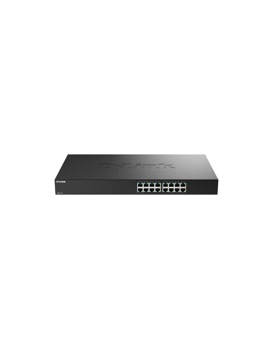 D-Link DMS-1016 No administrado L2+ 2.5G Ethernet (100/1000/2500) Negro