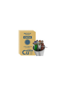 Phasak Bobina Cable UTP Cat.6 100% cobre LSZH CPR Cca 305 m – PHR 6201