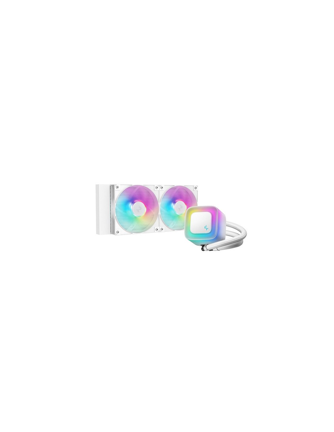 DeepCool LE240 V2 Procesador Sistema de refrigeración líquida todo en uno 12 cm Blanco