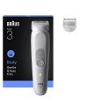 Braun Series 3 80789709 afeitadora corporal Gris claro
