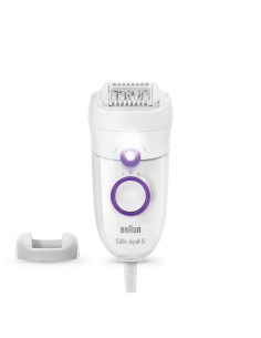 Braun Silk-épil 5 505 Power 28 pinzas Púrpura, Blanco
