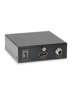 LevelOne HVE-9010 extensor audio/video Transmisor y receptor de señales AV Negro