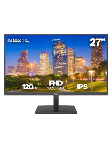 Nilox MONITOR 27 IPS 120 HZ HDMI Y DP pantalla para PC 68,6 cm (27")