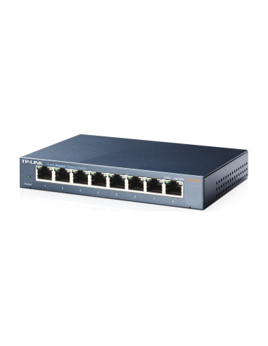 TP-Link TL-SG108 No administrado Gigabit Ethernet (10/100/1000) Negro