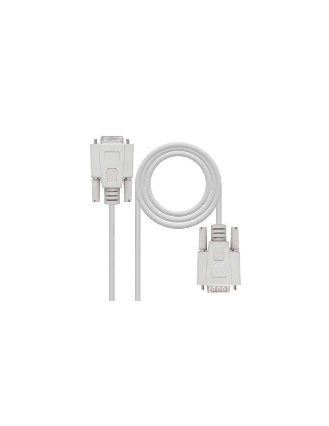 Nanocable CABLE SERIE RS232 DB9/M-DB9/H 1.8 M