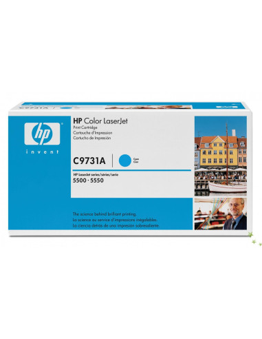 HP Cartucho de tóner original LaserJet 645A cian