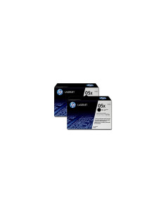 HP Paquete de 2 cartuchos de Tóner Original LaserJet 05X negro de