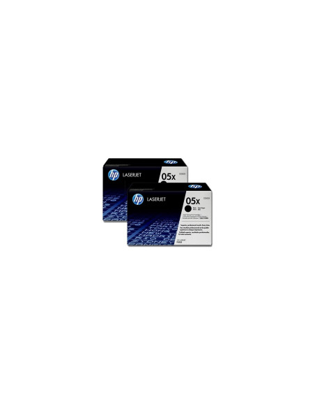 HP Paquete de 2 cartuchos de Tóner Original LaserJet 05X negro de