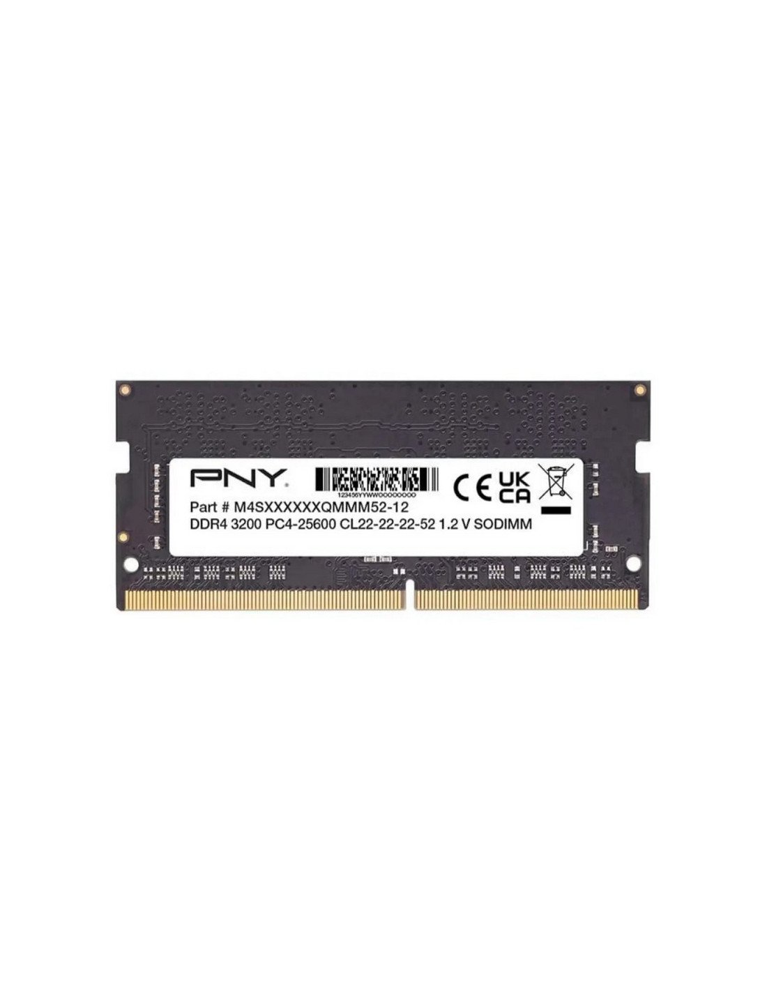 MEMORIA SODIMM 8GB PNY DDR4 3200MHZ BULK