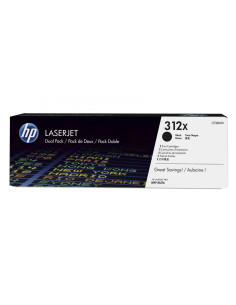 HP Pack de ahorro de 2 cartuchos de tóner original LaserJet 312X de