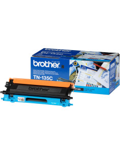 Brother TN-135C cartucho de tóner 1 pieza(s) Original Cian 2