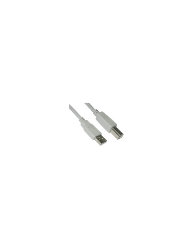 Nanocable CABLE USB 2.0 IMPRESORA, TIPO A/M-B/M, BEIGE, 3.0 M