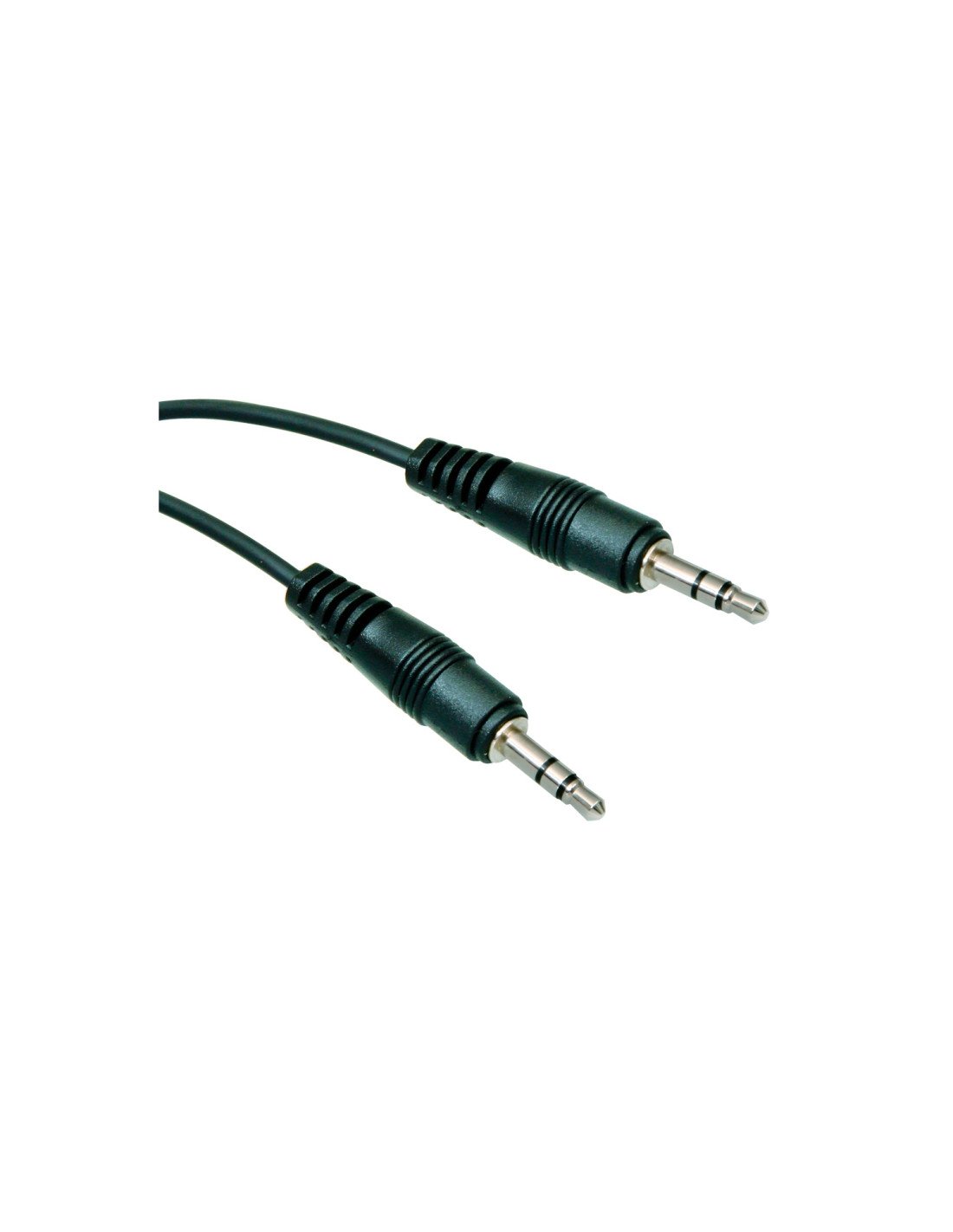CABLE AUDIO NANO CABLE JACK3.5/M - JACK3.5/M ESTEREO 0,3M NEGRO