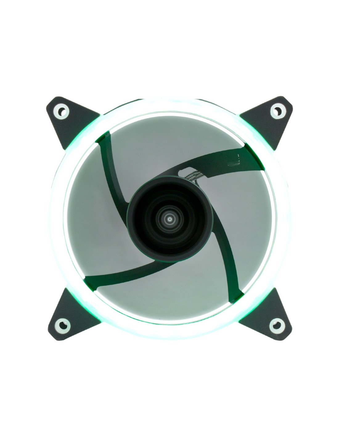 VENTILADOR GAMING UNYKA CANDY 20 RING GREEN 12X12 51799