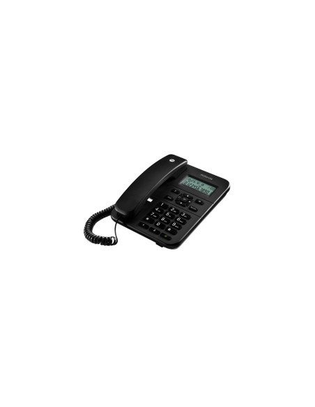 Motorola CT202 Teléfono analógico Identificador de llamadas Negro
