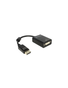 ADAPTADOR DISPLAYPORT M A DVI H 0.12MT DELOCK NEGRO 61847
