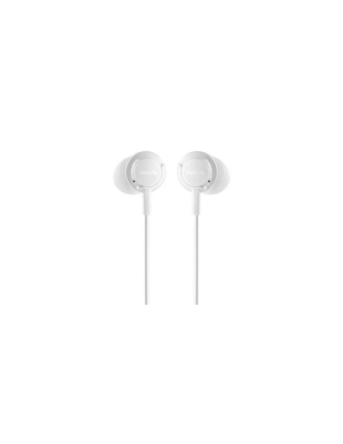 AURICULARES + MICROFONO NGS CROSS STEP IN EAR USB-C WHITE