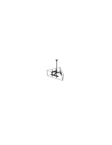 Equip Soporte de TV de triple pantalla para montaje en techo de 37"-65