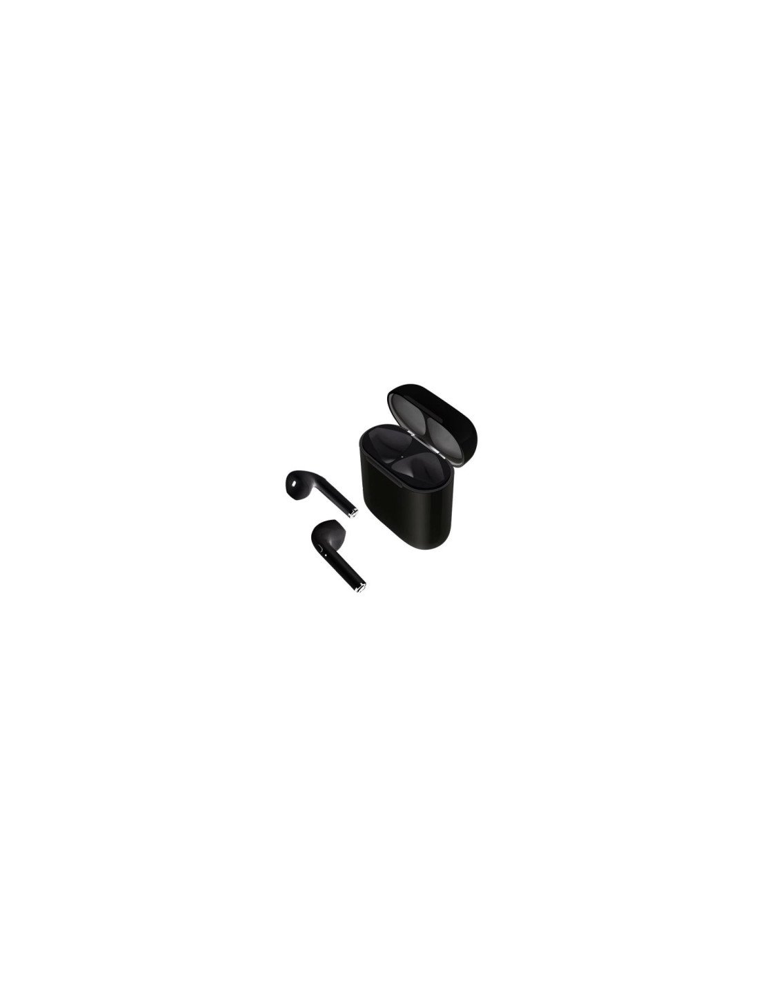 AURICULARES BLUETOOTH MUVIT AIRPODS ESTUCHE DE CARGA 600MAH NEGROS MUHPH0122