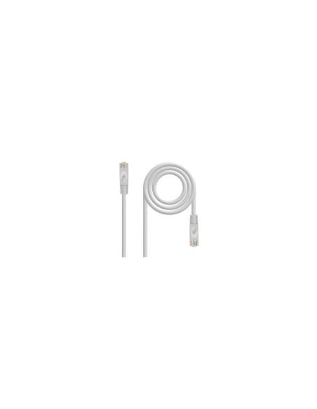 Nanocable Cable de red latiguillo RJ45 LSZH Cat.6A UTP AWG24, Gris,