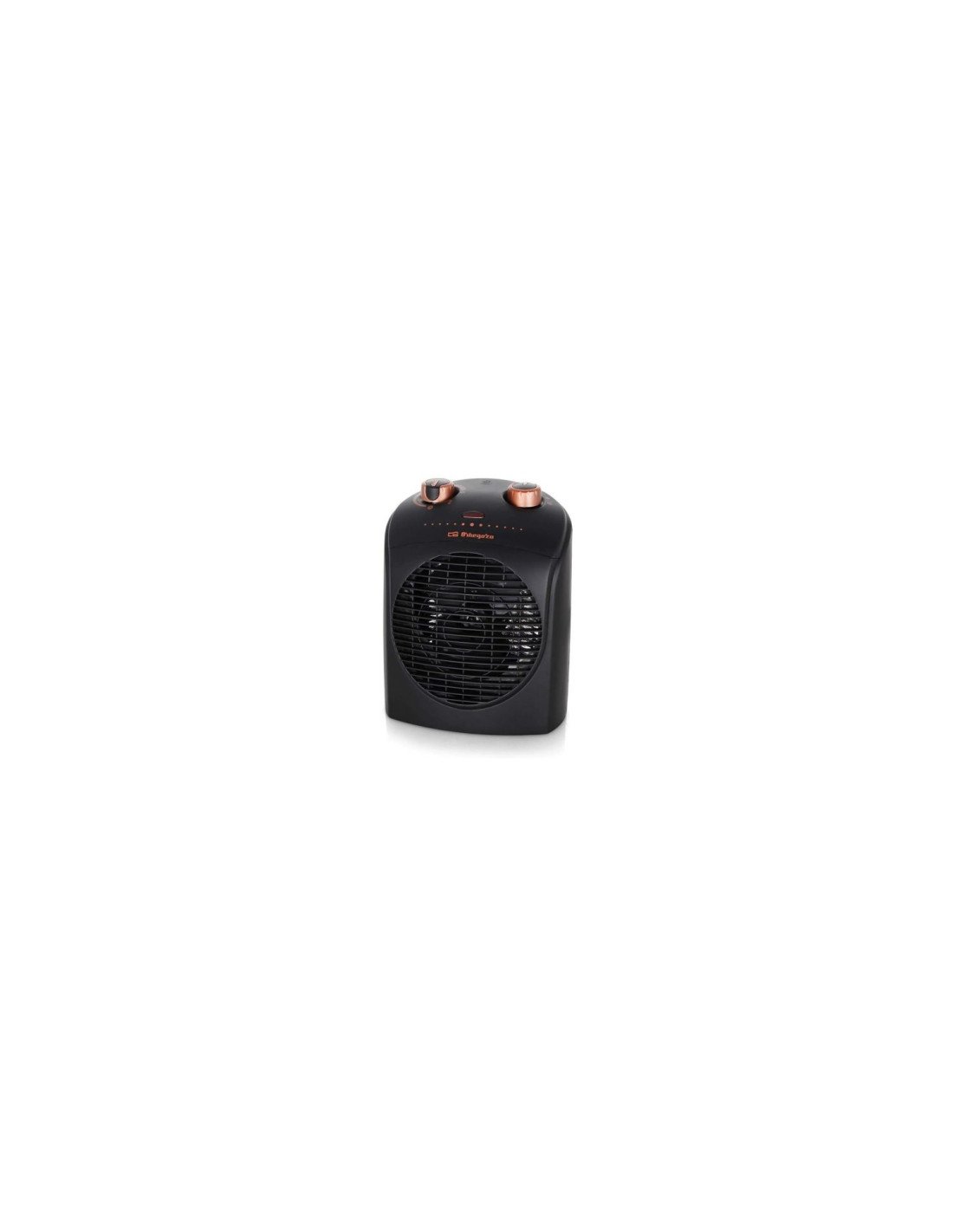 CALEFACTOR ORBEGOZO FH 5036 2200W 2 VELOCIDADES POSICION AIRE FRIO PROTECCION SOBRECALENTAMIENTO NEGRO 17354