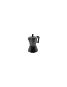 CAFETERA JATA 6 TAZAS ALUMINIO TRATAMIENTO ESPECIAL ANTIOXIDO INTERIOR PULIDO APTA TODAS LAS COCINAS CFI6