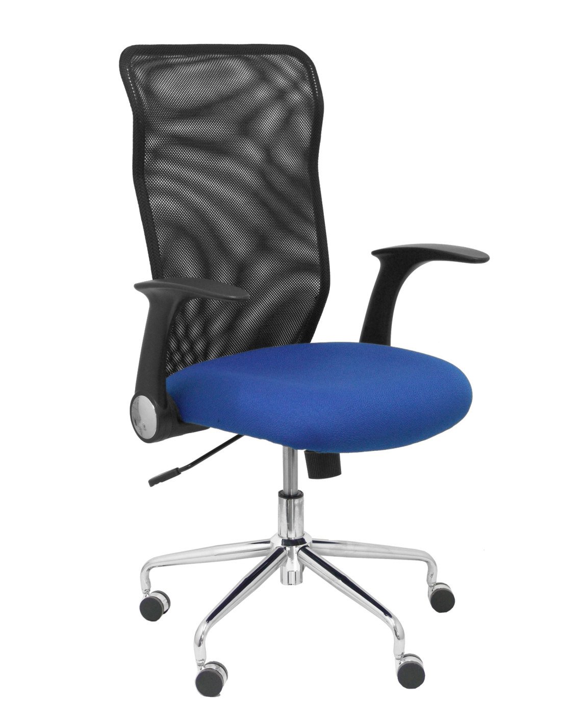 SILLA MINAYA RESPALDO MALLA NEGRO ASIENTO BALI AZUL 4031BALI229