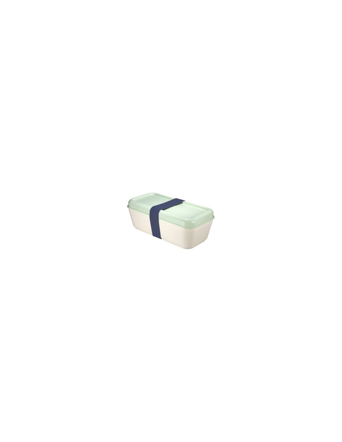 Taper rectangular milan con tapa verde capacidad 0.75l apto para microondas congelador exterior mate 085110GR