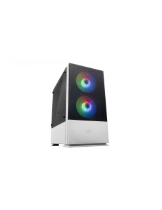 Mars Gaming MCZW, Caja PC Compacta Premium, MicroATX, Panel+Frontal