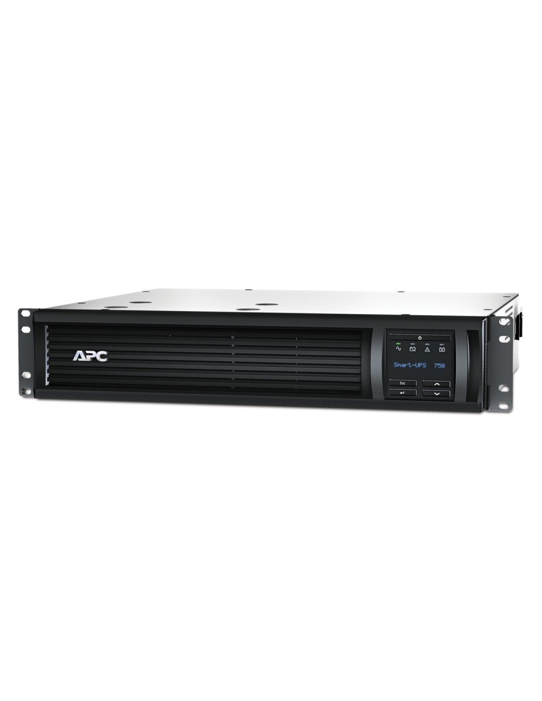 Sais linea interactva apc sistema de alimentación interrumpida UPS 750va 500w 4 salidas AC SMT750RMI2UC