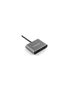 StarTech.com Adaptador de video multipuertos usb tipo-c macho a hdmi o displayport 4K de 60Hz negro gris CDP2DPHD 2