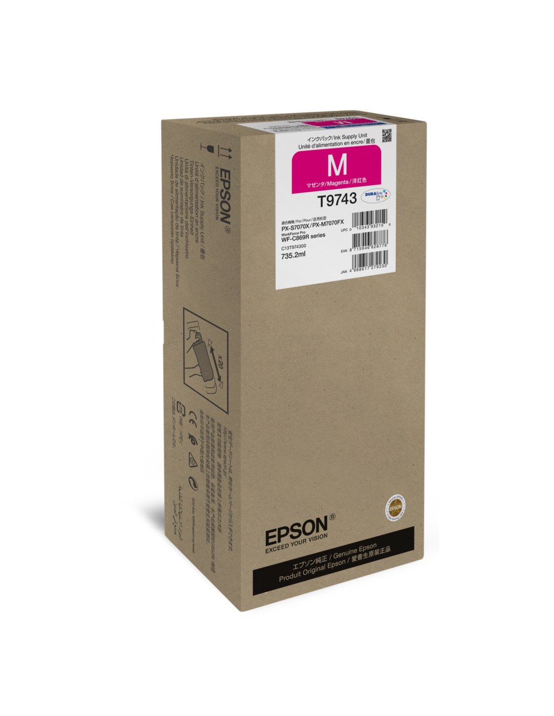 Cartucho Epson Magenta XXL Ink Supply Unit C13T974300