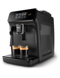 Cafetera espresso philips 1200 series completamente automaticas con 2 bebidas 1.8l negro EP1220/00