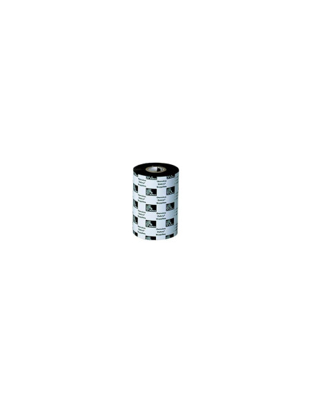 Zebra 2300 Wax cinta térmica 300 m Negro