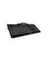 CHERRY KC 1000 SC teclado USB QWERTZ Alemán Negro