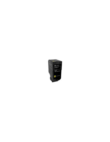 Lexmark 74C20Y0 cartucho de tóner 1 pieza Original Amarillo
