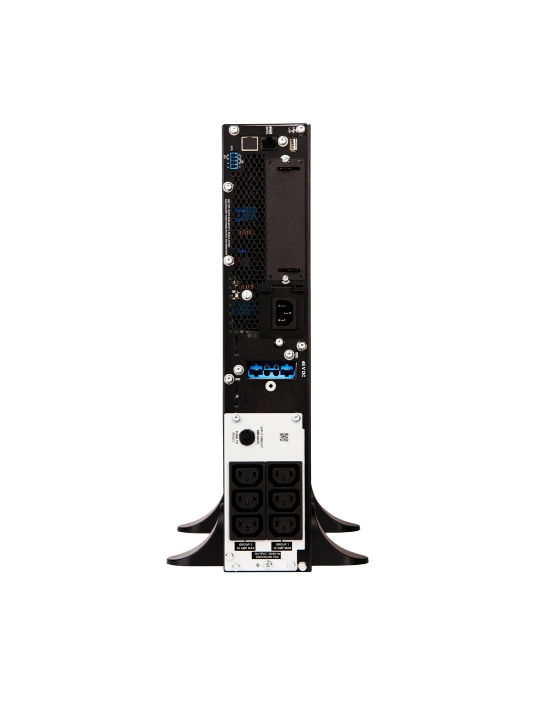 APC sistema de alimentación ininterrumpida (UPS) Doble conversión (en lÍ­nea) 1500 VA, 1500 W Negro