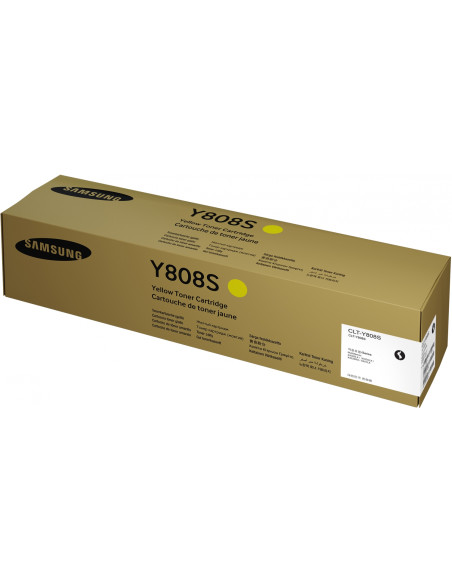 Samsung Cartucho de Tóner Original HP CLT-Y808S amarillo