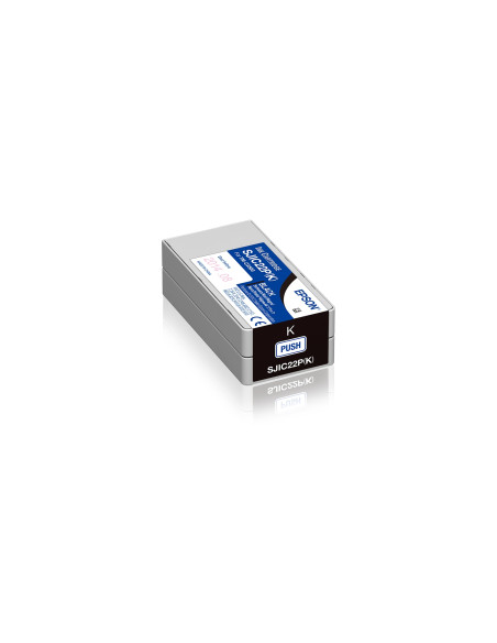 Epson SJIC22P(K): Ink cartridge for ColorWorks C3500 (Black)